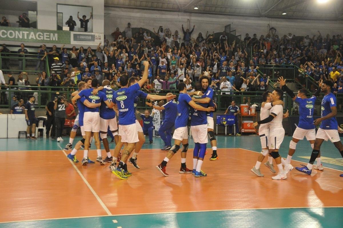 Cruzeiro venceu o Taubat por 3 sets a 1 e garantiu vaga na final da Superliga Masculina