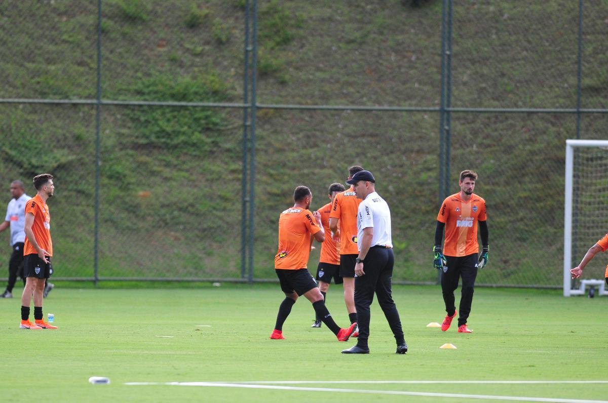 Fotos do primeiro treino do Atltico em 2020. Foi a primeira atividade comandada pelo venezuelano Rafael Dudamel