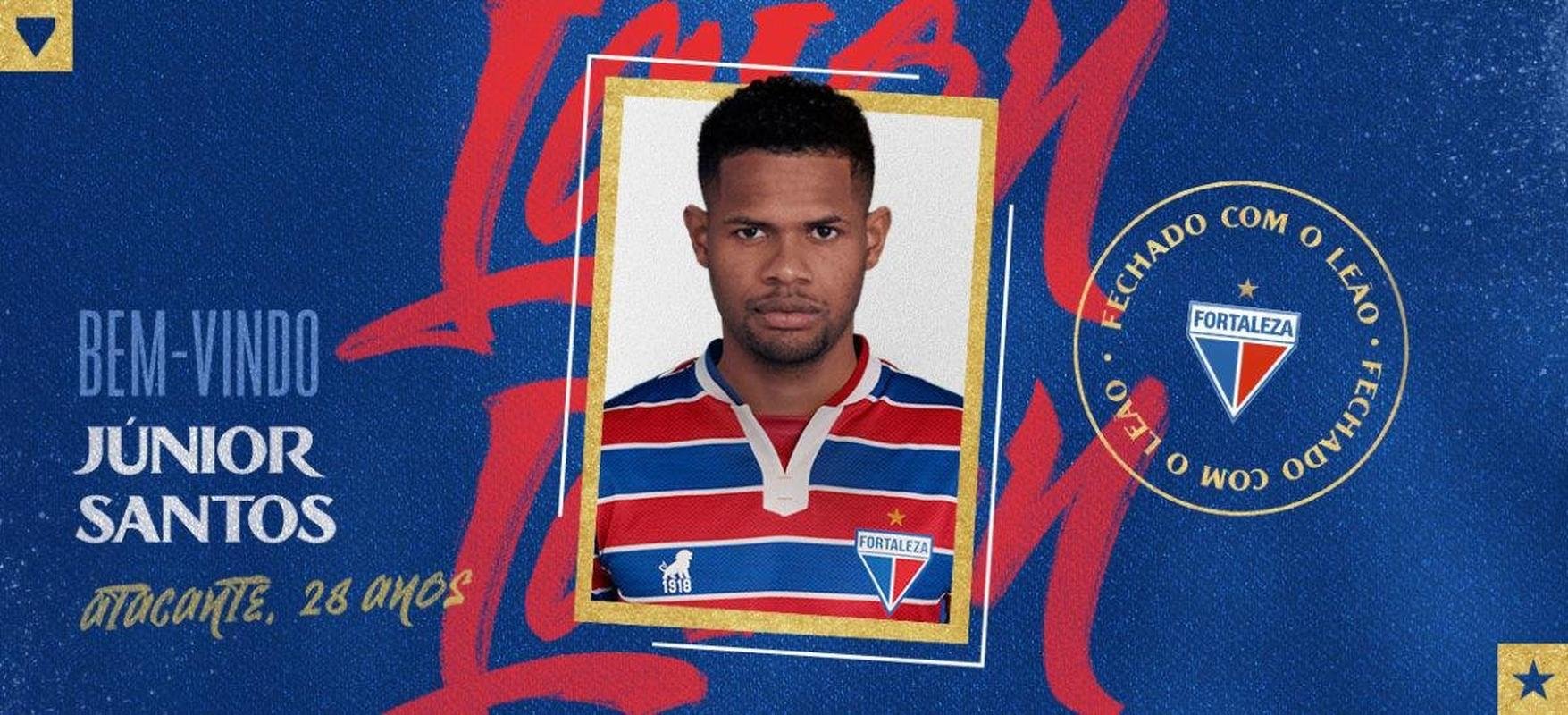 Fortaleza anunciou o atacante Jnior Santos