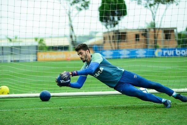 Imagens do treino do Cruzeiro nesta sexta-feira (12/10), antes do jogo contra o Vasco, pelo Brasileiro