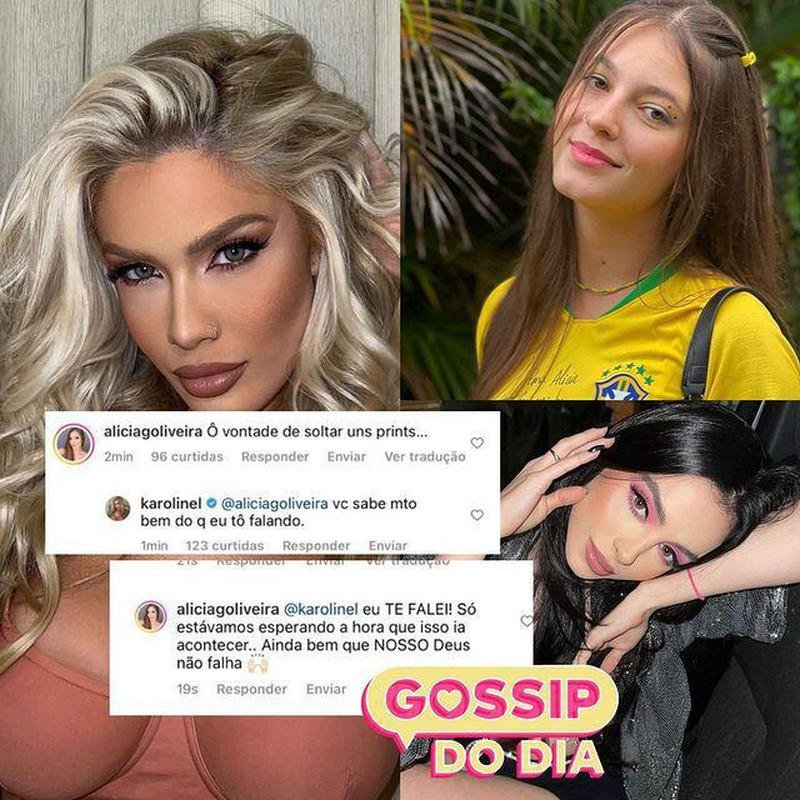 Ex-namorada de Milito, Alcia Oliveira apoia publicamente as acusaes feitas por Karoline Lima e revela ter alertado a influenciadora