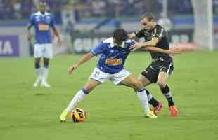 Confira imagens do jogo entre Cruzeiro e Botafogo no Mineiro