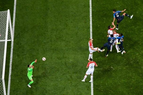 Fotos da final da Copa do Mundo, entre Frana e Crocia, em Moscou