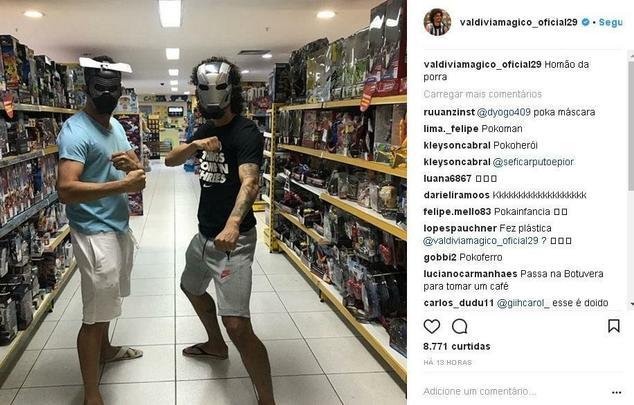 Valdvia e suas postagens engraadas em modo ativo nas frias