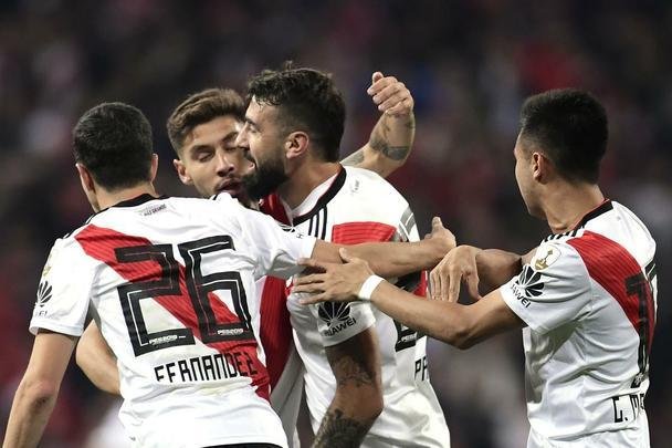 Lucas Pratto marcou o gol do River Plate na decisão da Libertadores, em Madri, contra o Boca