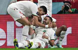 No Estdio Al Thumama, Canad e Marrocos se enfrentam pela ltima rodada do Grupo F da Copa do Mundo do Catar