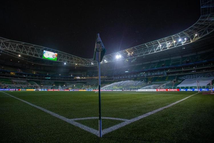 Fotos do Allianz Parque, em So Paulo, palco do jogo entre Palmeiras e Atltico pela semifinal da Copa Libertadores 2021