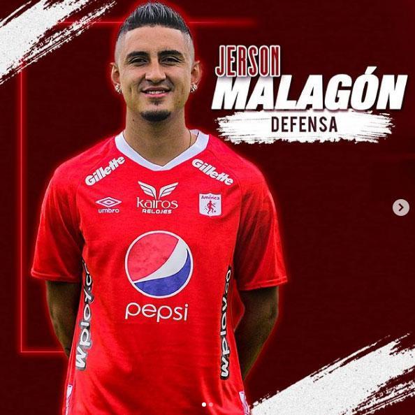 Jerson Malagón, zagueiro (América de Cali, da Colômbia)