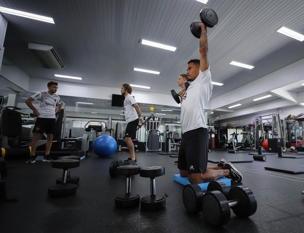 Atltico inicia preparao para enfrentar o Vasco; veja fotos