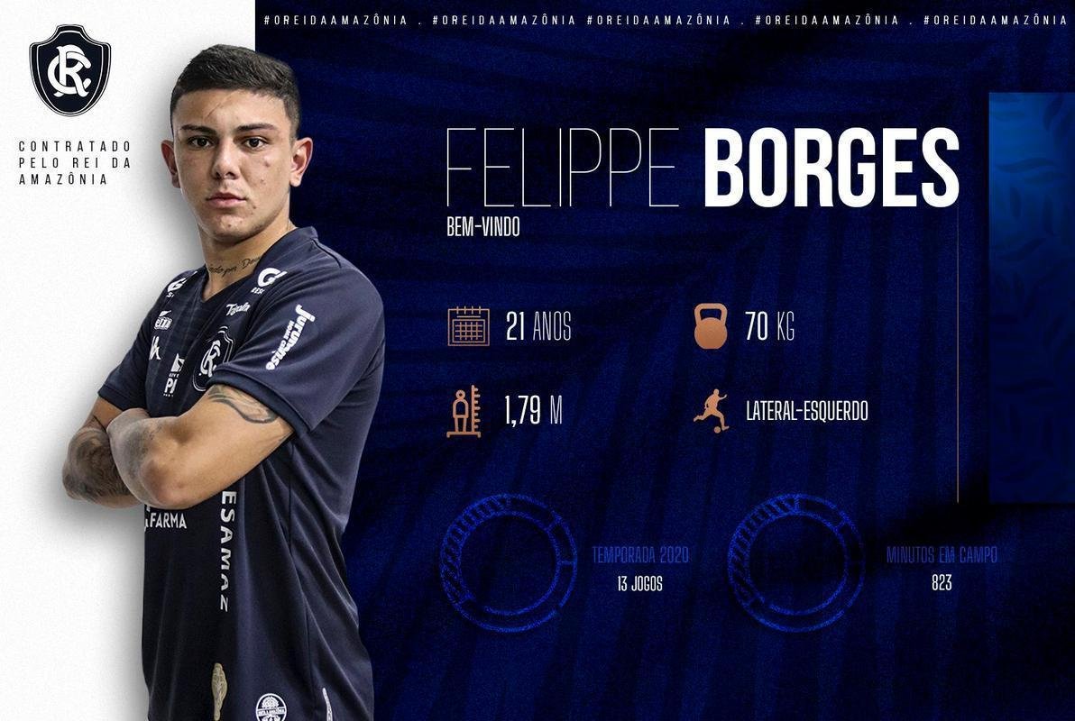 Felippe Borges, lateral-esquerdo (Remo)