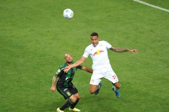 Ytalo abriu o placar para o Bragantino no Independncia diante do Amrica pela 17 rodada do Brasileiro de 2021