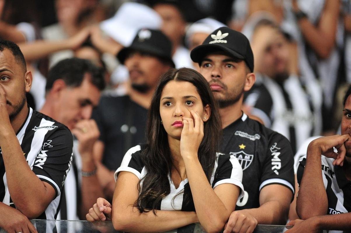 Fotos da torcida do Atltico na partida contra o Palmeiras, no Mineiro, pelas quartas de final da Copa Libertadores 2022
