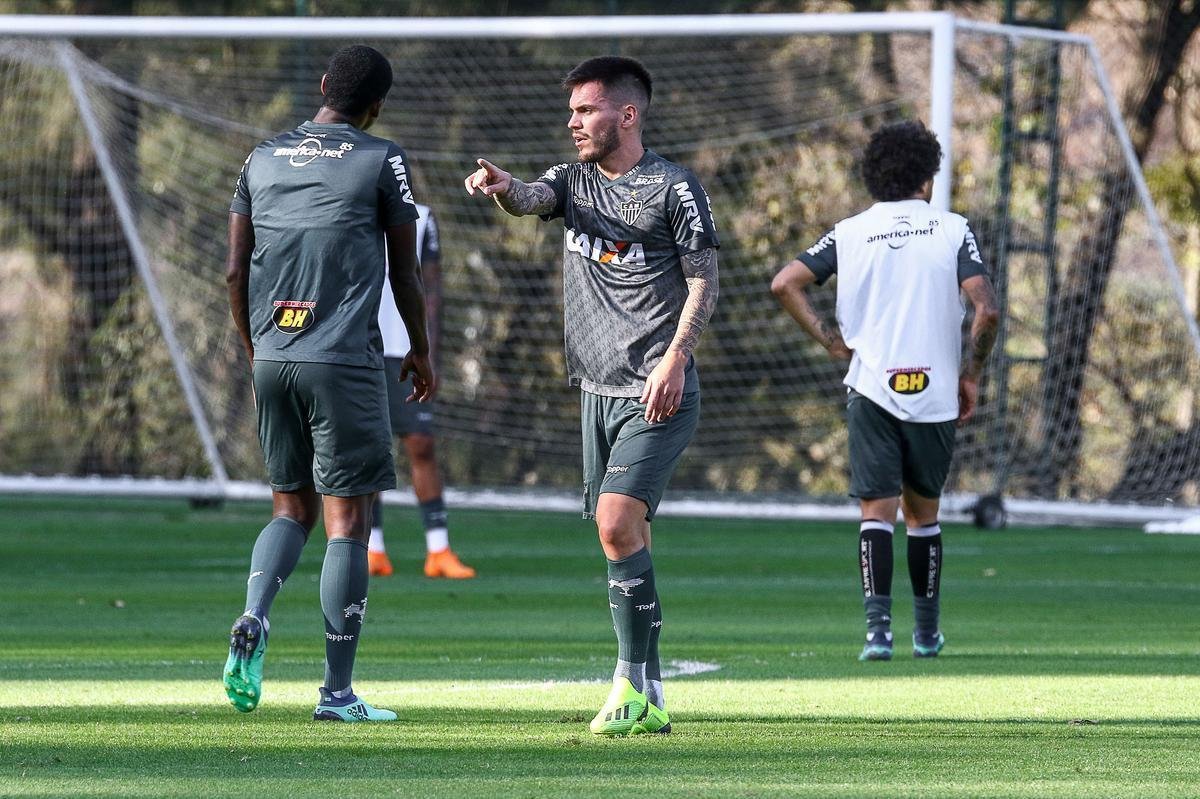 Com Nathan em campo, Galo iniciou preparao para enfrentar o Bahia, na segunda, s 20h, pela 16 rodada do Brasileiro
