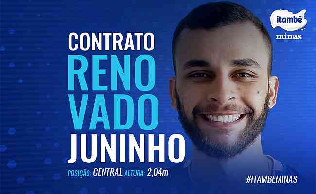Revelado pelo Minas, Juninho se destacou na Superliga e no Sul-Americano
