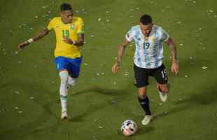 Sem Neymar, Brasil encarou a Argentina em clssco agitado pelas Eliminatrias
