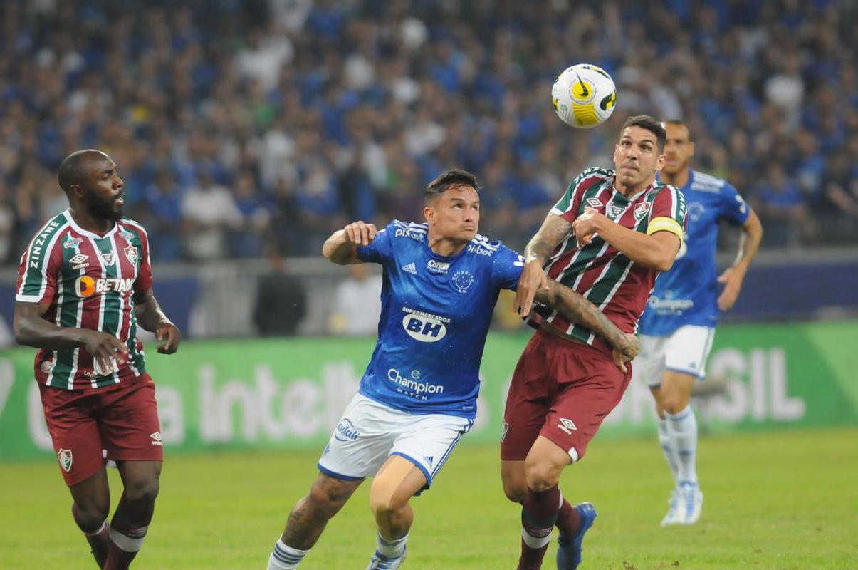 Fotos do jogo de volta das oitavas de final da Copa do Brasil, no Mineiro, entre Cruzeiro e Fluminense (Juarez Rodrigues/EM/DAPress)