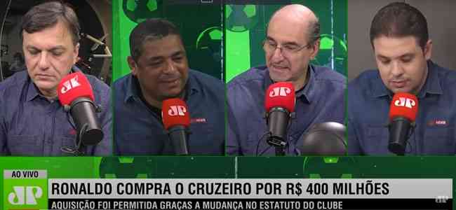 Vampeta aposta que Ronaldo ser o garoto-propaganda no Cruzeiro,  frente de investimento de terceiros no clube