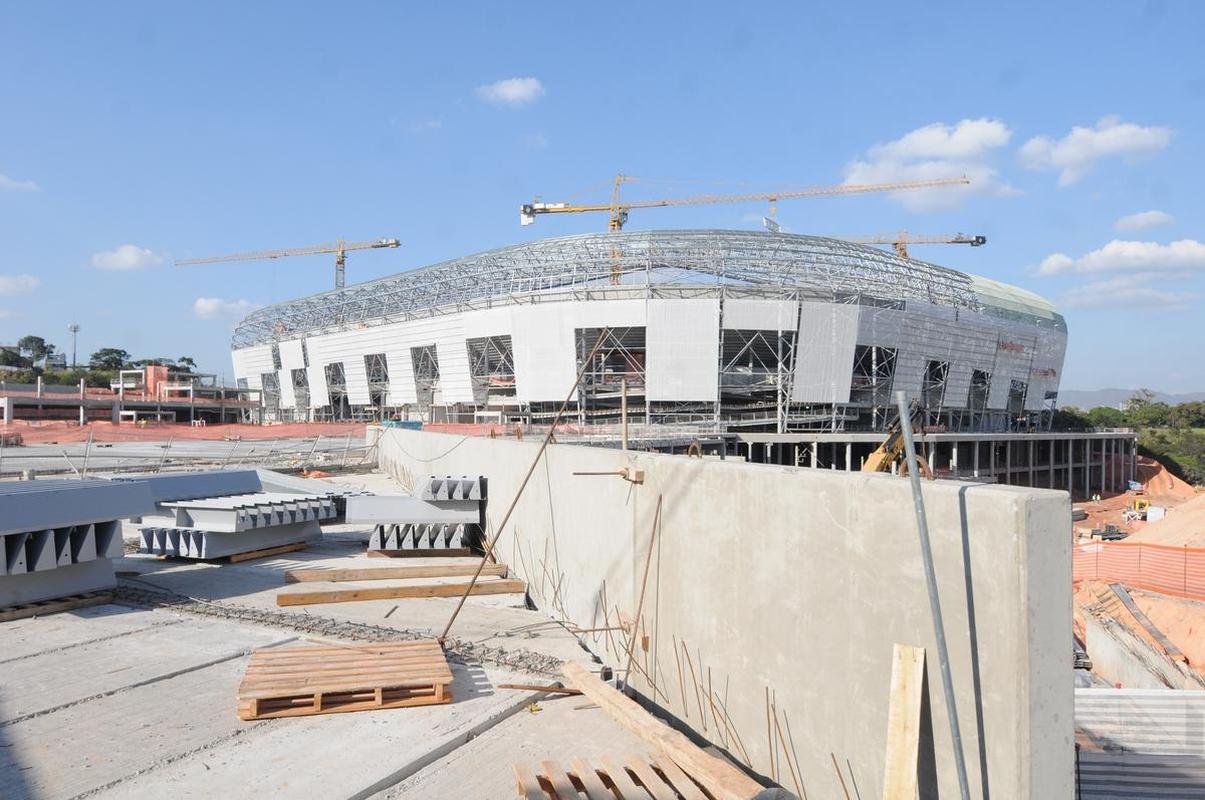 Futuro estdio do Galo, Arena MRV est com 60% das obras concludas