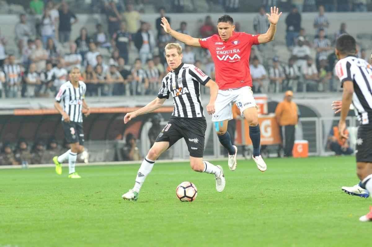 Atltico e Jorge Wilstermann se enfrentaram, no Mineiro, pelas oitavas de final da Libertadores