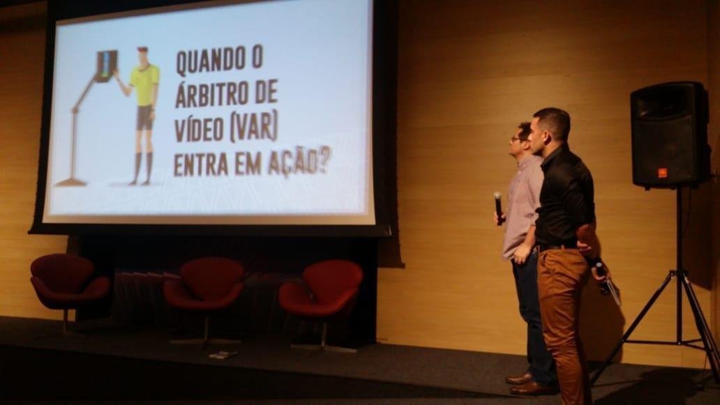 Imagens do lanamento do VAR para o Campeonato Mineiro