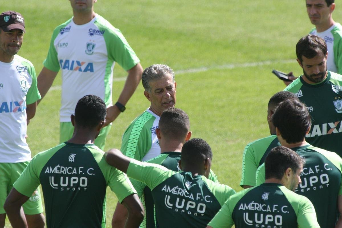 Amrica se prepara para enfrentar o Cruzeiro, nesta quinta-feira, s 19h30, pela 13 rodada do Brasileiro