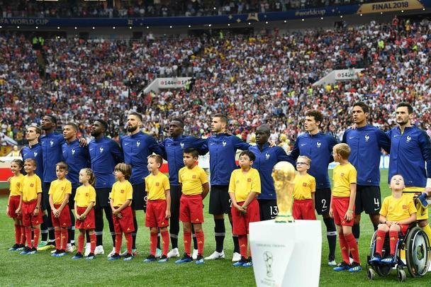 Fotos da final da Copa do Mundo, entre Frana e Crocia, em Moscou 