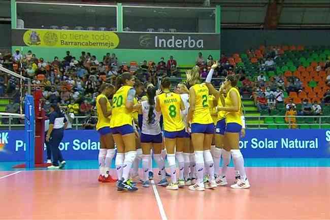 Brasil passou fácil pelo Chile e está a uma vitória do 22º título do Sul-Americano de Vôlei 