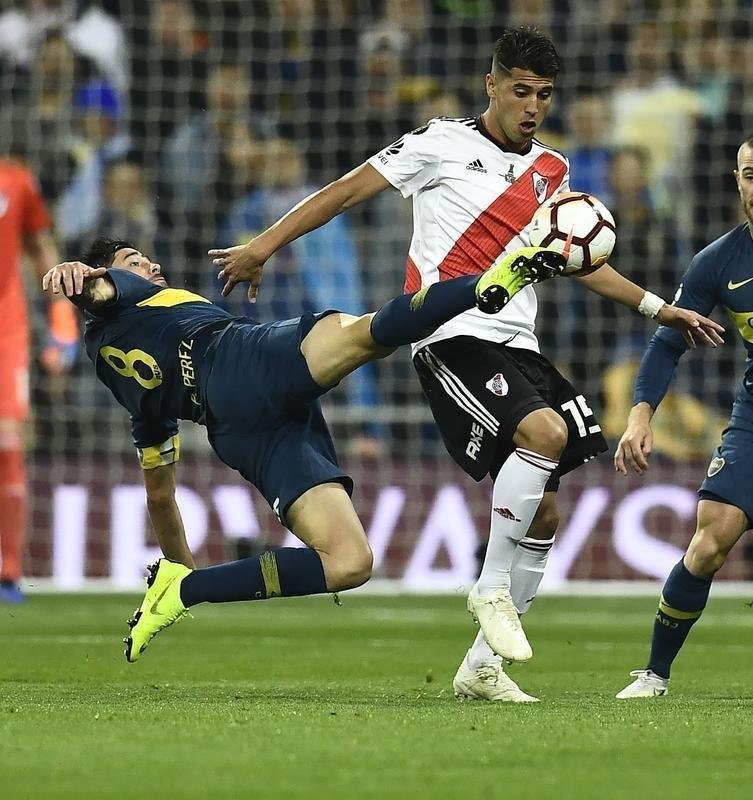 Imagens da finalssima da Copa Libertadores, entre River e Boca, no Santiago Bernabu, em Madri