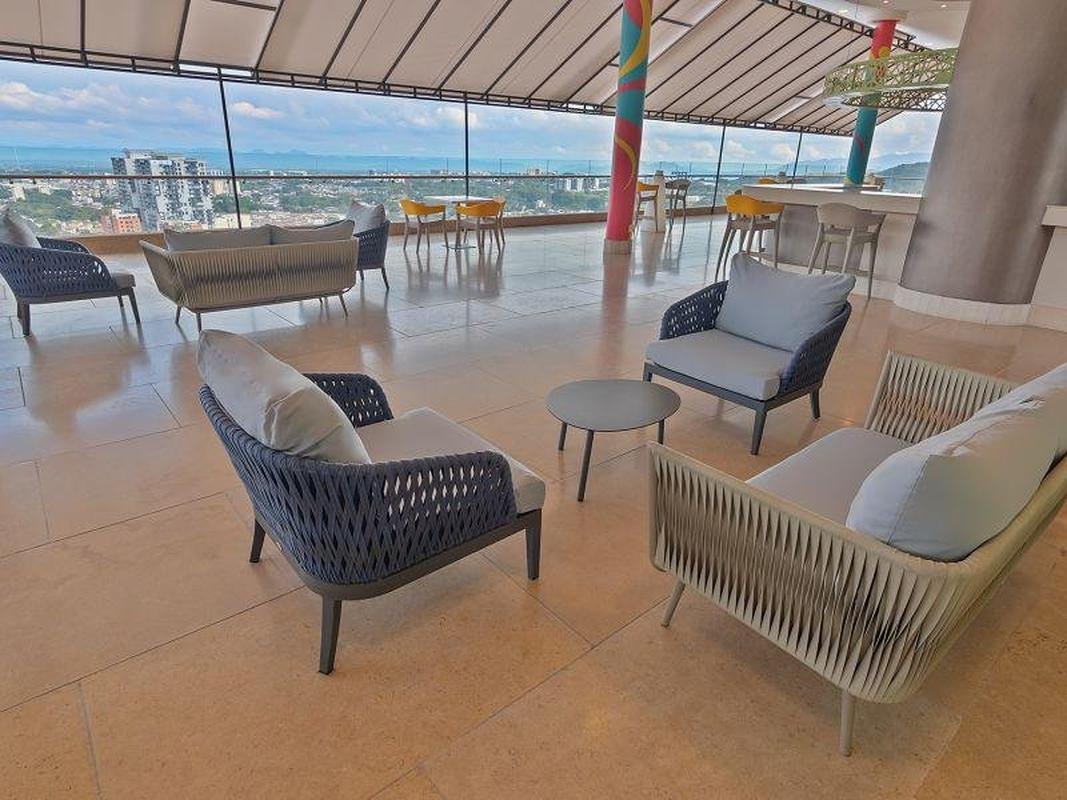 Fotos do Sonesta Hotel, local em que o Amrica est hospedado em Ibagu, na Colmbia, para enfrentar o Tolima, pela Copa Libertadores