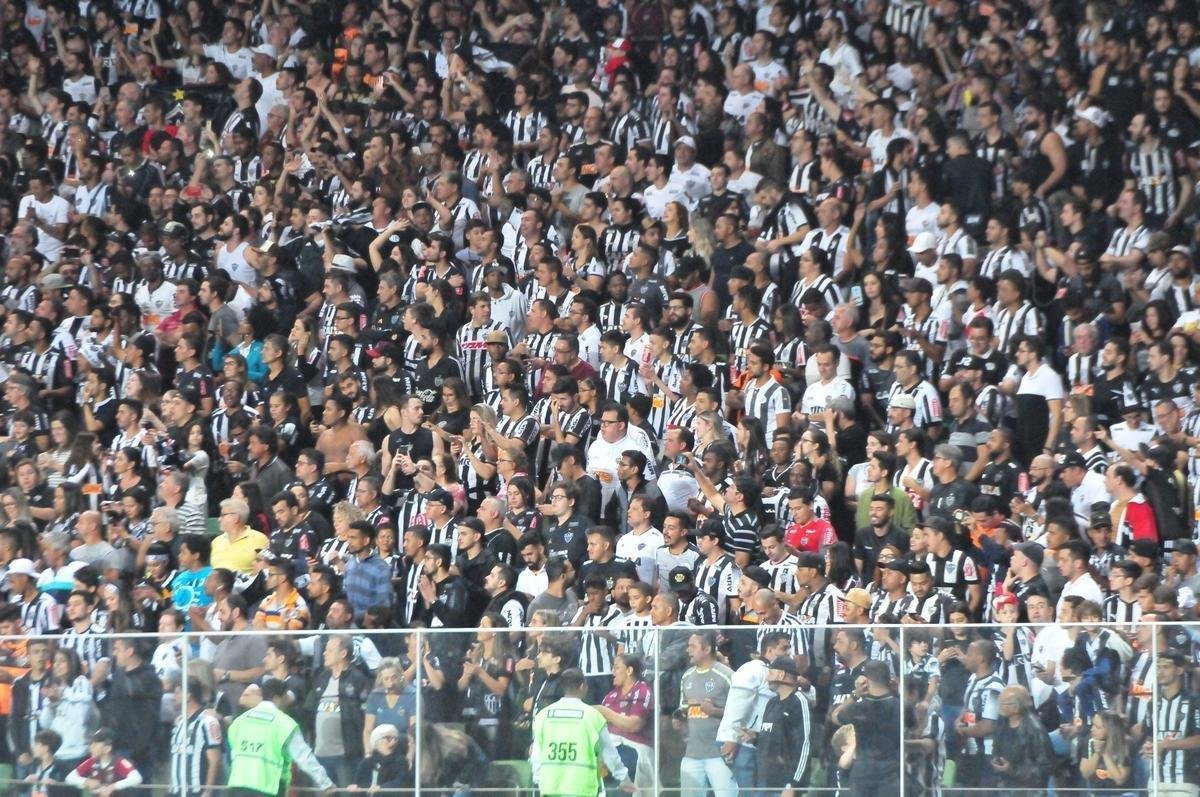 Fotos da torcida do Atltico na vitria por 2 a 0 sobre o Botafogo, no Independncia, pela Sul-Americana