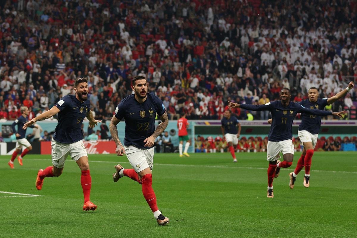 Fotos de Frana x Marrocos no Estdio Al Bayt, pela semifinal da Copa do Mundo do Catar