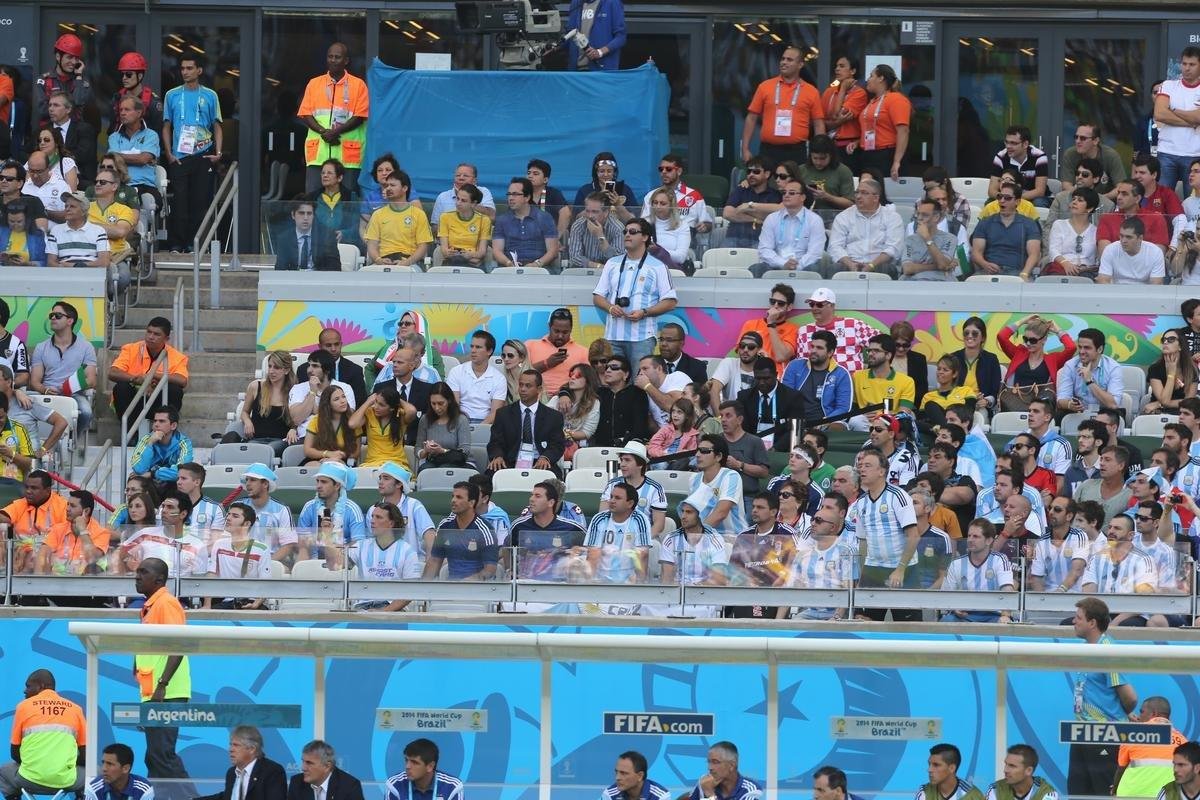 Em 21 de junho de 2014, Diego Maradona esteve no Mineiro, em Belo Horizonte, para assistir ao jogo entre Argentina e Ir, pela Copa do Mundo. Na ocasio, os argentinos venceram o confronto por 1 a 0, com gol do astro Lionel Messi nos acrscimos.