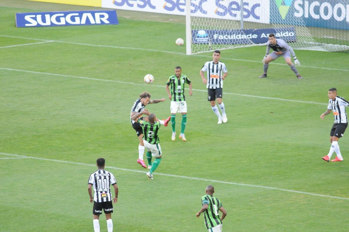 Fotos do clssico entre Atltico e Amrica neste domingo, no Mineiro, pela semifinal do Campeonato Mineiro