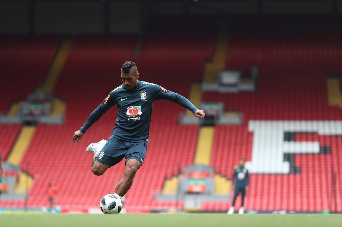 Veja imagens do último treino do Brasil antes do amistoso contra a Croácia