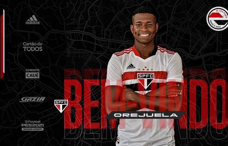 Orejuela - So Paulo (Ex-Cruzeiro) - Lateral-direito jogou no Cruzeiro em 2019