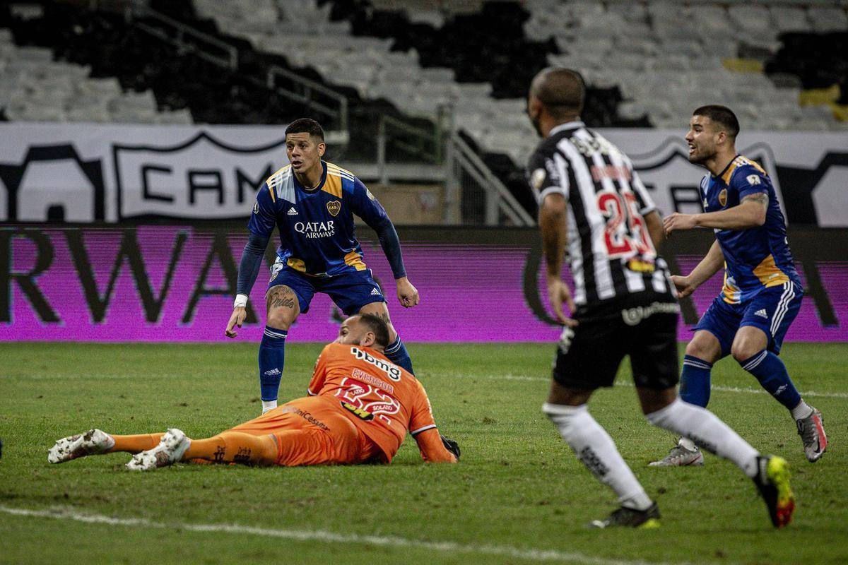Fotos do jogo entre Atltico e Boca Juniors, no Mineiro, pela Libertadores