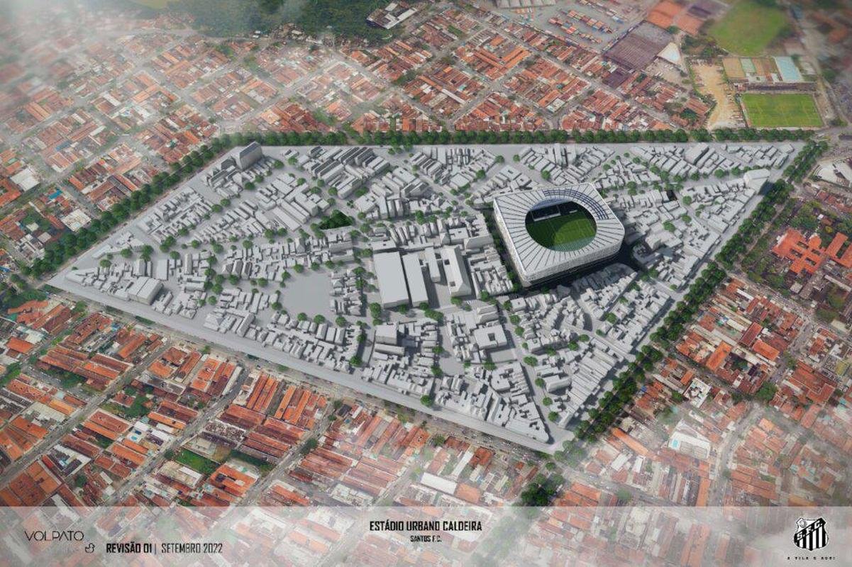 Santos apresenta projeto da nova Vila Belmiro