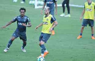 Jogadores do Atltico treinaram na tarde desta quinta-feira, dia seguinte ao empate por 0 a 0 com a Chapecoense