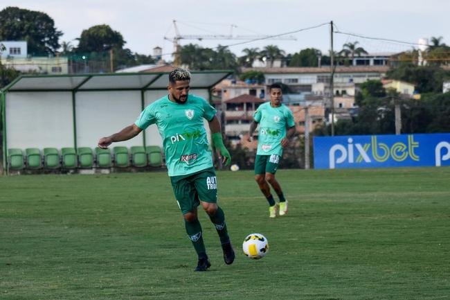 Treino do Amrica nessa quinta-feira (21), no CT Lanna Drumond, em Belo Horizonte