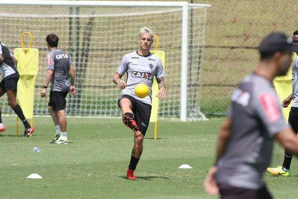 Imagens do treino do Atltico