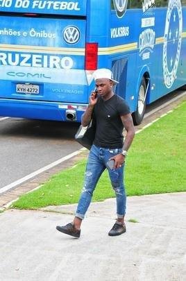 Cruzeiro iniciou temporada 2018 com reapresentao do elenco nesta quarta-feira; na foto, o atacante Sass