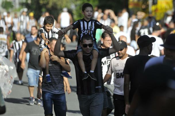Torcida foi em grande nmero ao jogo no Independncia