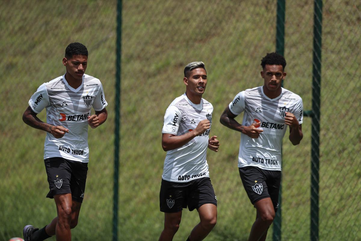 Treino do Atltico em 15/3/2021, na Cidade do Galo