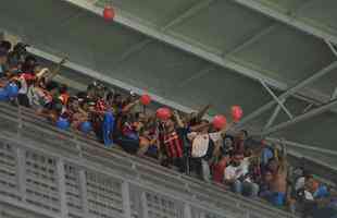 Torcidas de Atltico e San Lorenzo, no Independncia