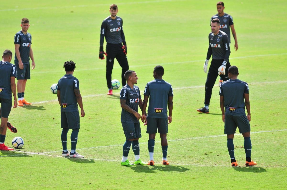 Atltico encerrou a preparao para enfrentar a Chapecoense, nesta quarta-feira, s 19h30, pela volta das oitavas de final da Copa do Brasil