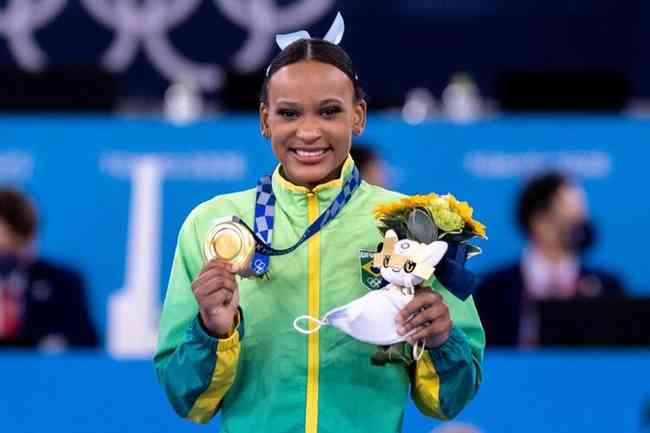 Rebeca Andrade ganhou ouro no salto nos Jogos de Tquio