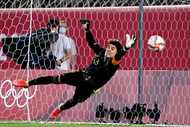 Fotos da vit�ria do Brasil sobre o M�xico, na semifinal do futebol masculino