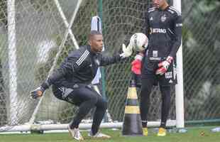 Treino do Atltico na Cidade do Galo, na manh desta tera-feira (24/1).