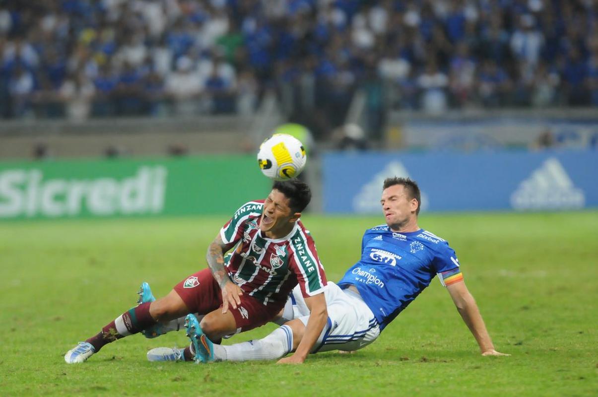 Fotos do jogo de volta das oitavas de final da Copa do Brasil, no Mineiro, entre Cruzeiro e Fluminense (Juarez Rodrigues/EM/DAPress)