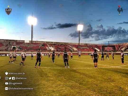 Jogadores do Atltico treinaram em Rio Branco, capital do Acre, de olho no jogo contra o Atltico-AC